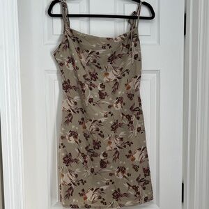 Floral Print Mini Dress